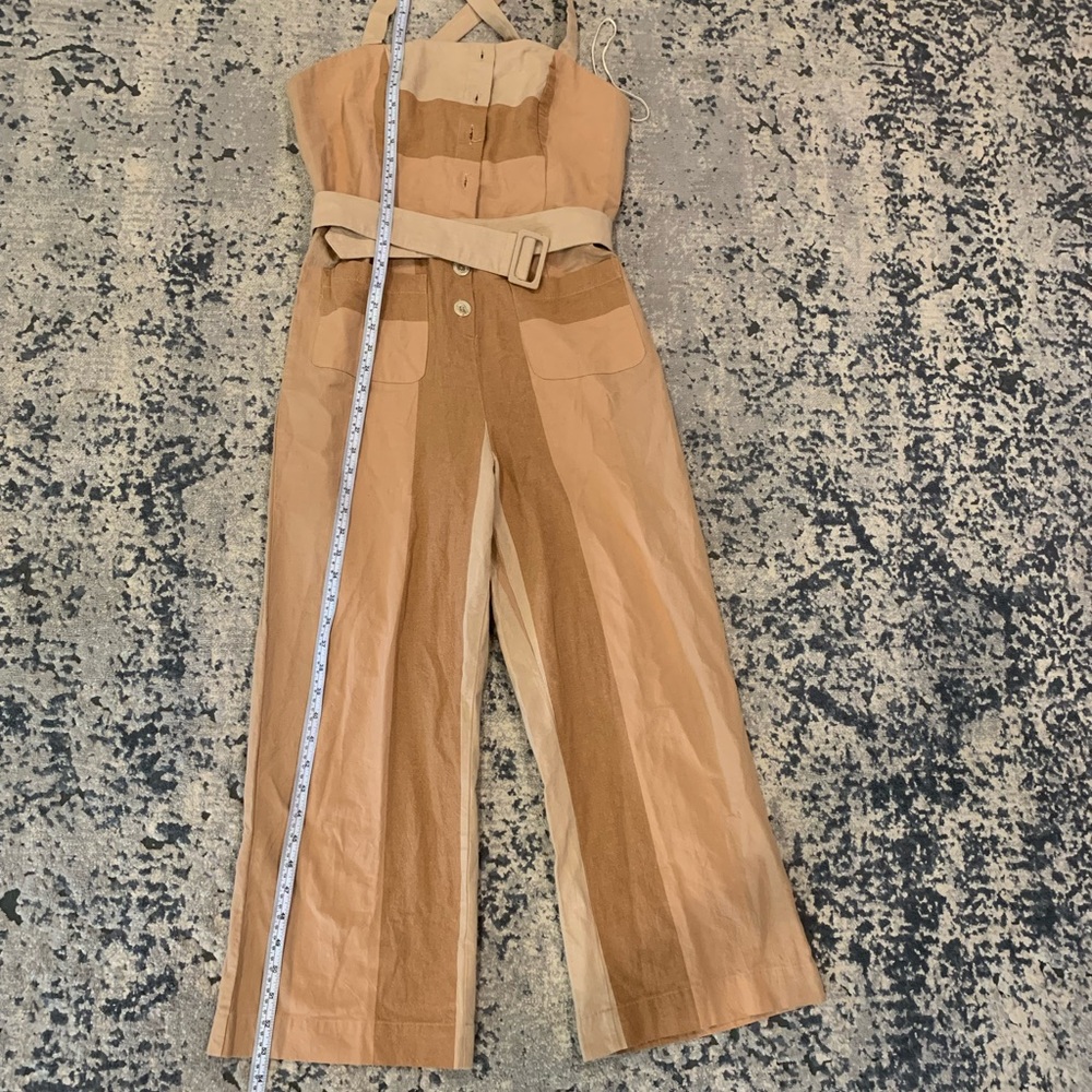 Tan Free People Jumpsuit